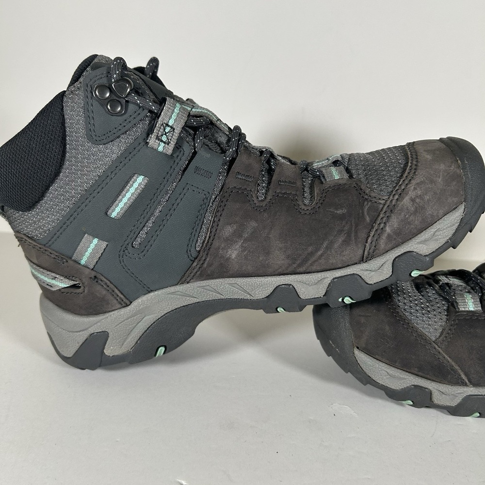 KEEN Womens Steens Mid Gray Hiking Boots Outdoors Size 9 (4504609) - Picture 9 of 16
